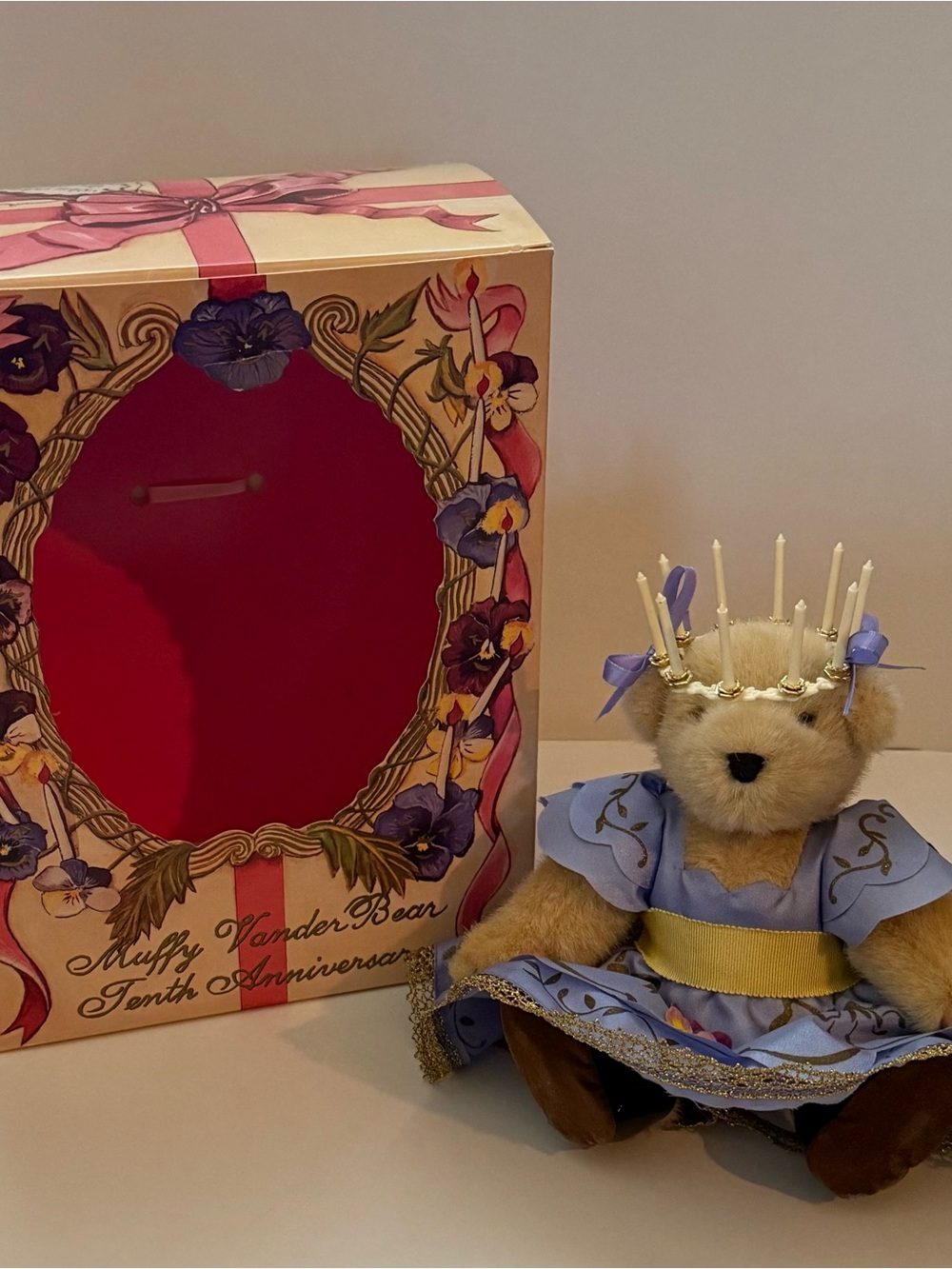 Muffy VanderBear 10th Anniversary “This Takes the Cake” Bear